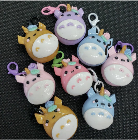 Unicorn Totoro Charm